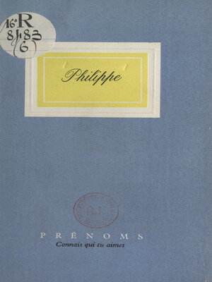 cover image of Philippe